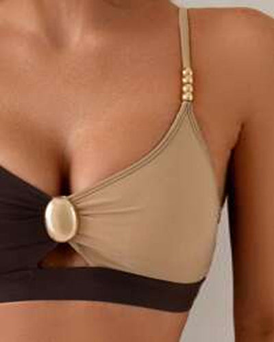 Maillot De Bain Haute Taille Sexy Soutien-Gorge Triangle
