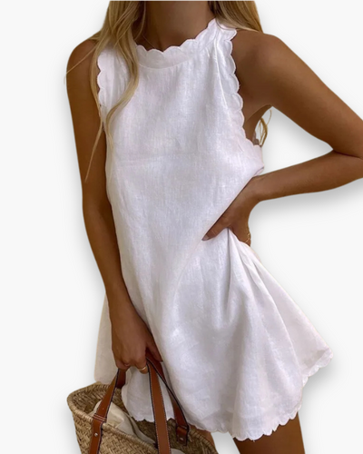 Robe ondulée élégante femme | Mini d'été