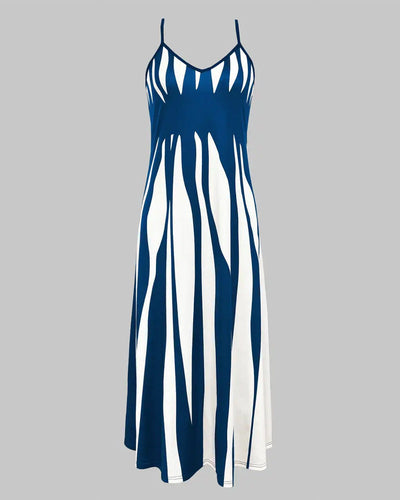 Robe Tempérament Et Tendance Encolure V Bretelles