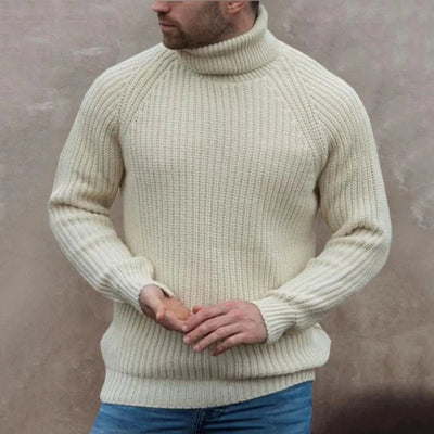 Wayra | Pull en Maille Beige pour Hommes