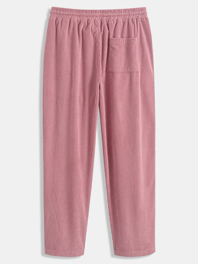Straight Leg Corduroy Pants