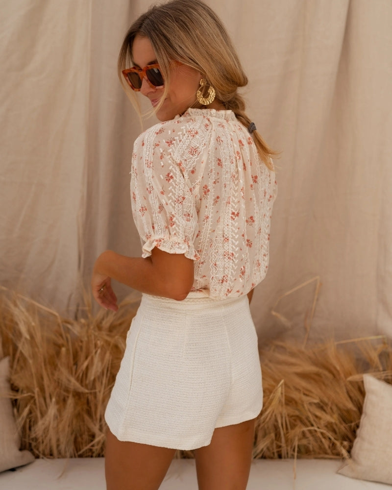 SOPHINI - Chemisier à fleurs