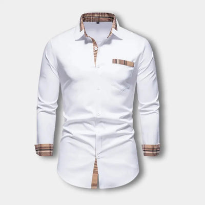 T-shirt manches longues à détails contrastés pour Homme – Toya