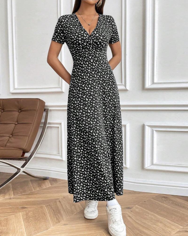 Robe Sexy Élégante Imprimée