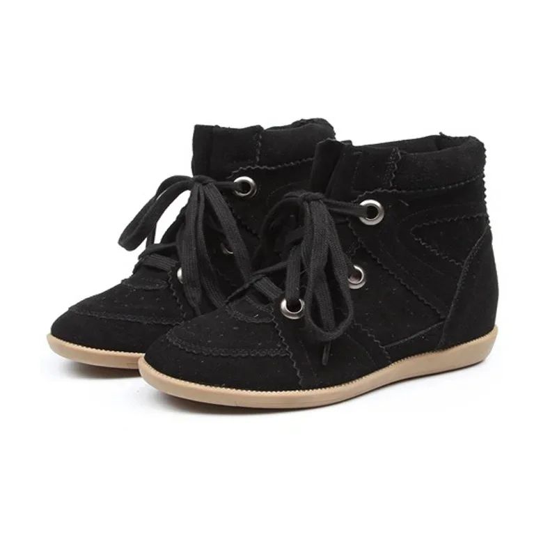 Sophie Courbes® | Bottines casual en cuir suédé