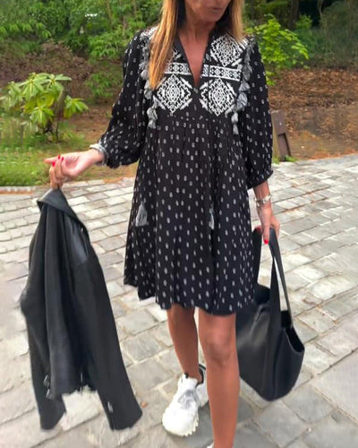 Robe Tendance Et Élégante Imprimée