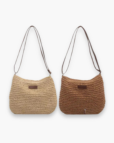 Sac épaule moderne tissé pour femme | Pratique et stable