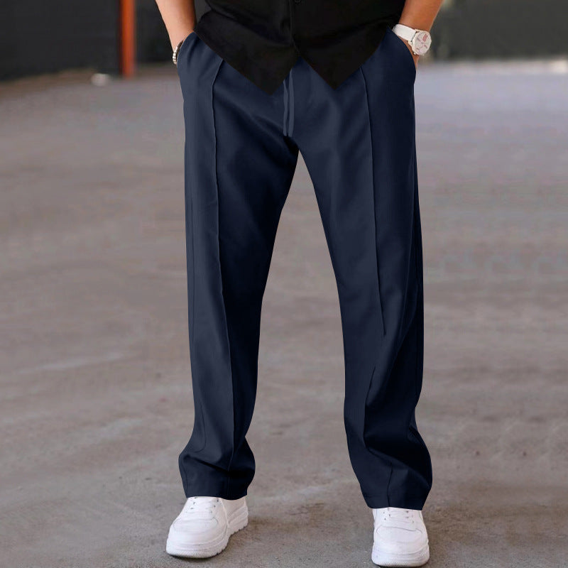"Light Breeze" Pantalon de loisirs décontracté à coupe large