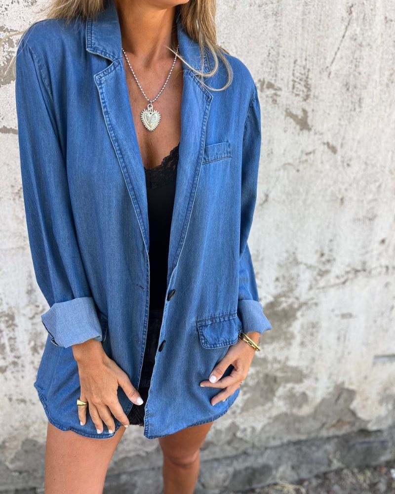 Miriam - Blazer en Denim