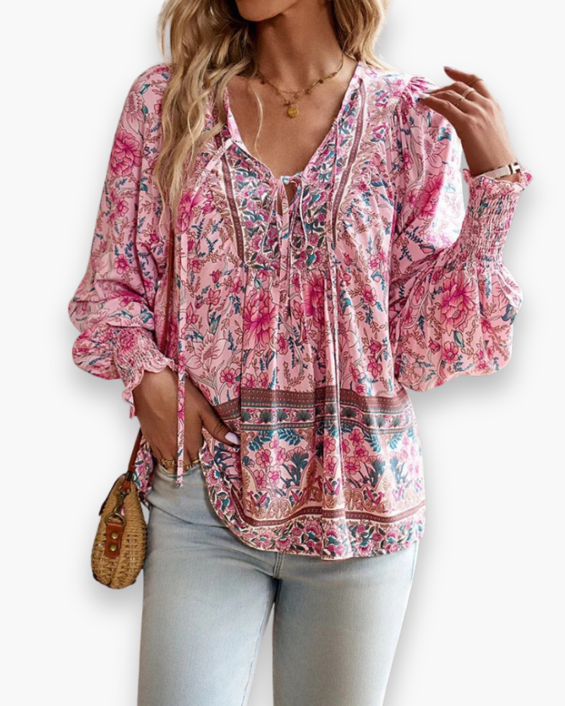 Top fleuri léger femme | Haut d'été