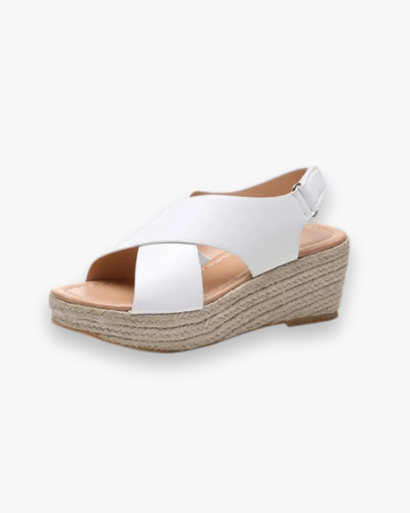 Sandales à Talon Compensé pour Femme | Élégance