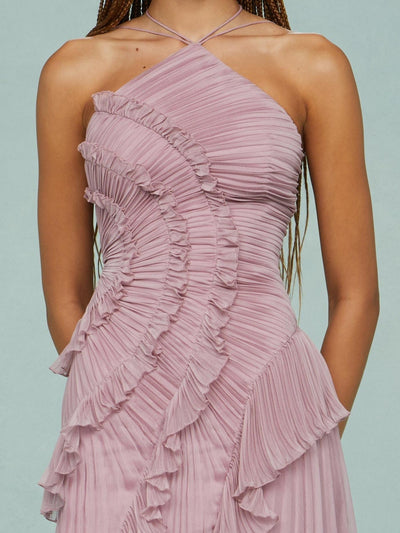 Robe longue Océan Pink