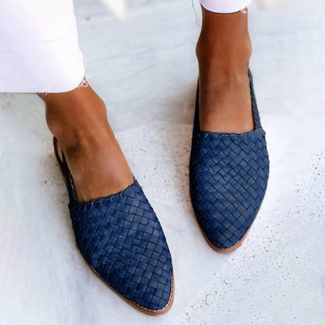 Sandales tressées vintage