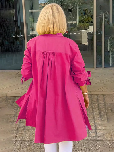 Tina™ | Veste Chemise Évasée en Coton