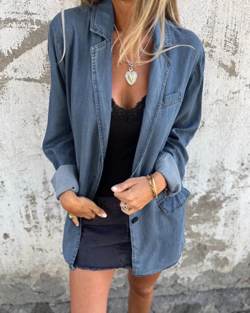 Miriam - Blazer en Denim