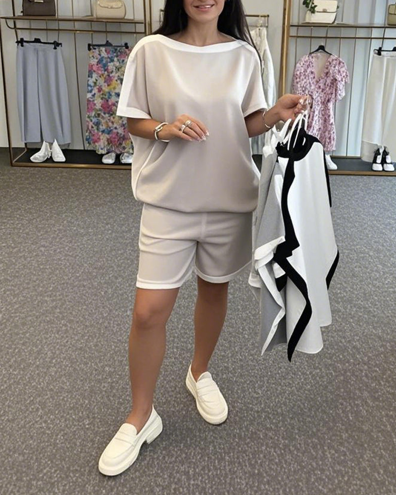 Set Loose Sport Contraste Shorts