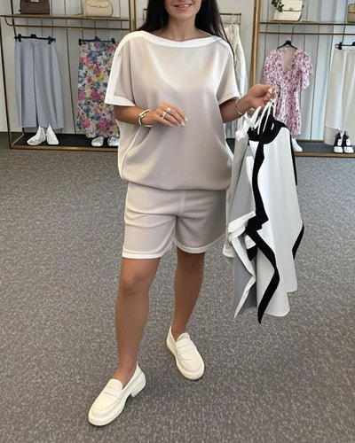 Set Loose Sport Contraste Shorts