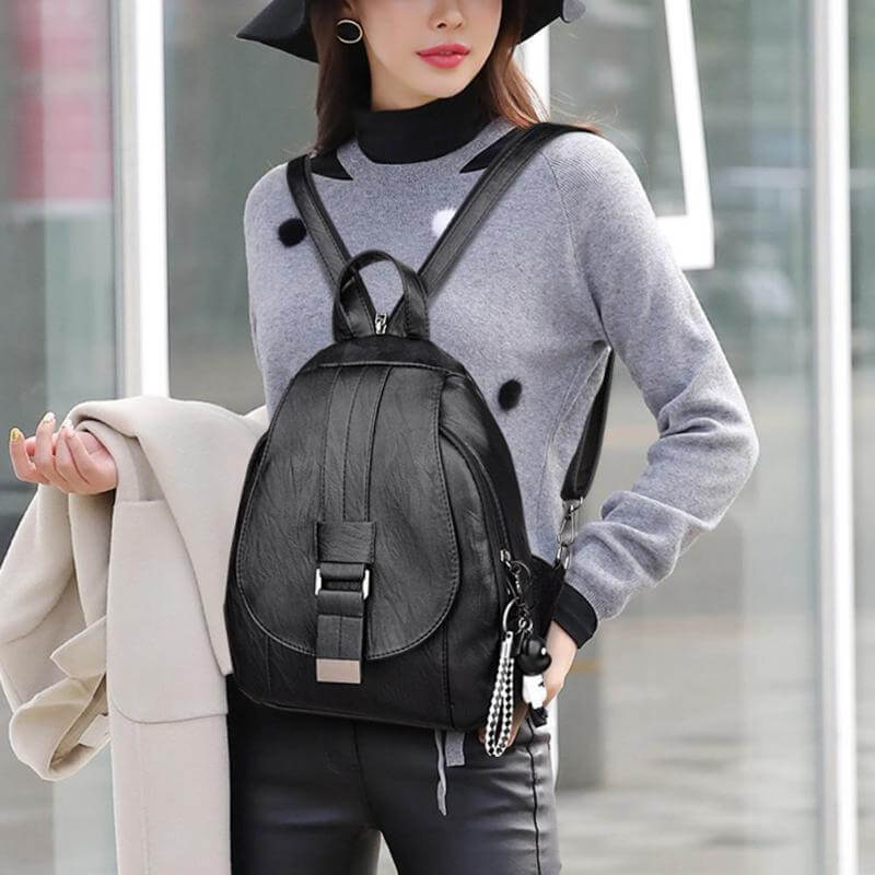 Sac à dos en cuir pour femmes