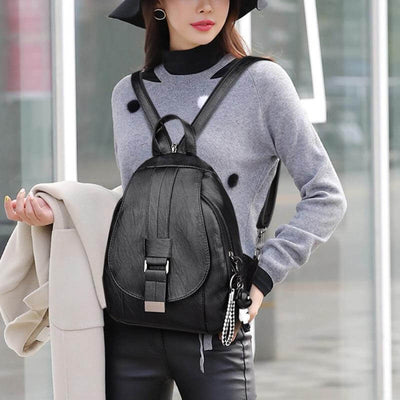 Sac à dos en cuir pour femmes