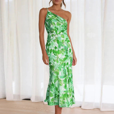 Sophie Paris® | Robe asymétrique fluide à imprimé floral