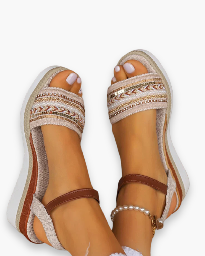 Sandales confortables femme été | Style décontracté chic