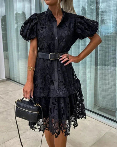 SALIARA - ROBE RÉTRO EN DENTELLE