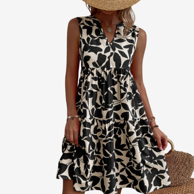 Séraphine™ Midi à Motifs Feuillus