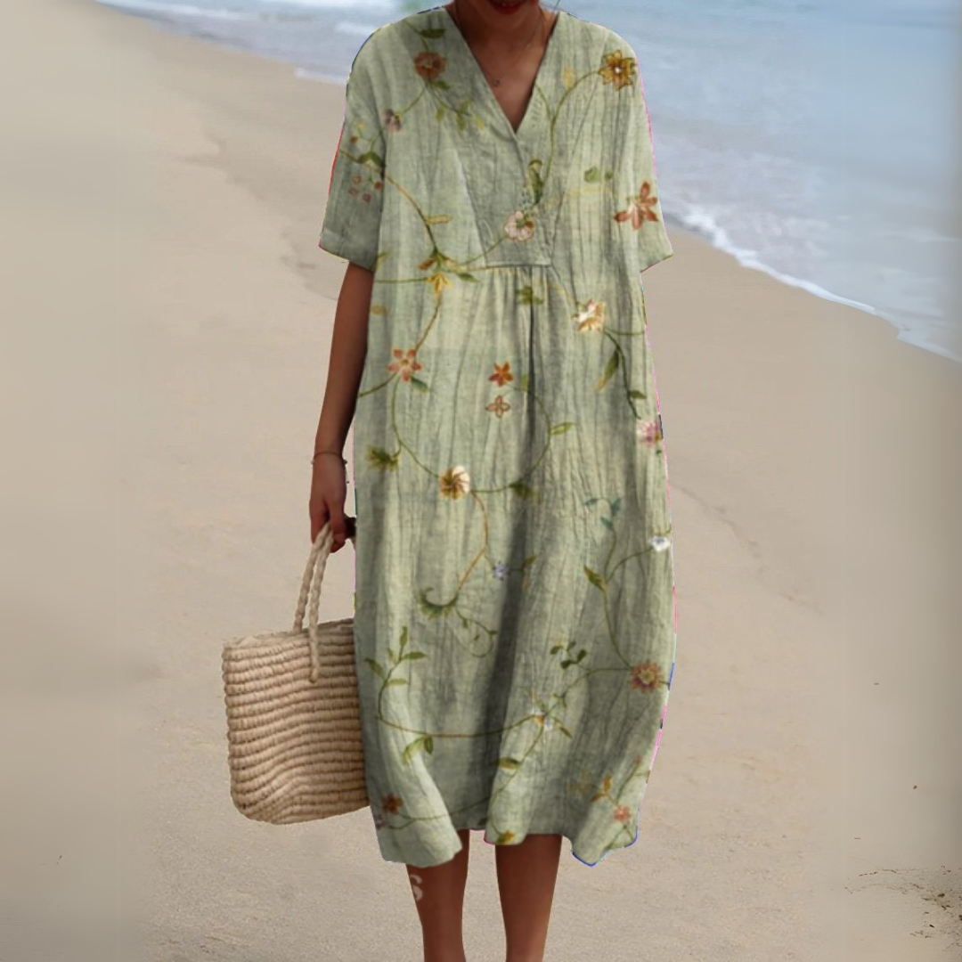 Sarah | Robe élégante avec imprimé floral