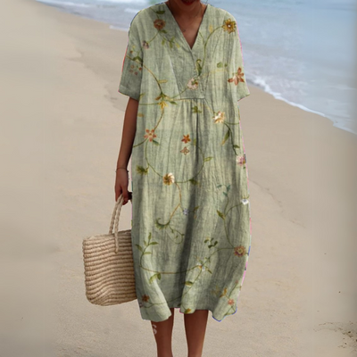 Sarah | Robe élégante avec imprimé floral