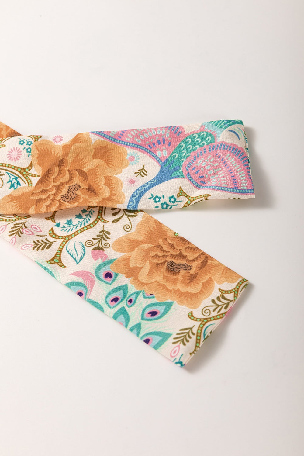 Sophie Paris® | Robe à col cranté imprimée avec manches lanterne