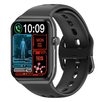 Smartwatch Moniteur de glycémie ECG Fréquence cardiaque Fitness Tracker