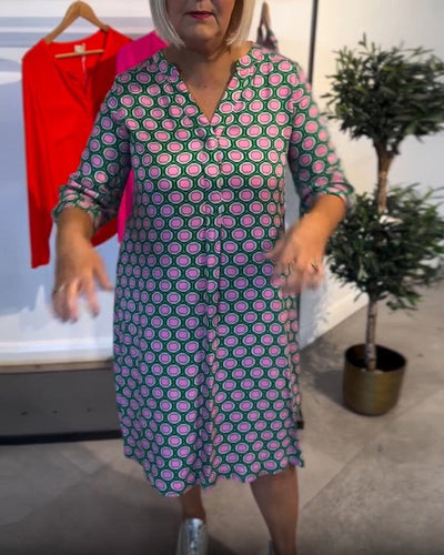 Robe Mode Décontractée À Manches Courtes