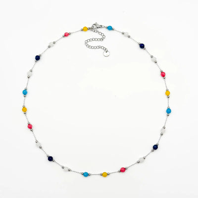 Sophia – Collier – Pierre naturelle – Acier inoxydable