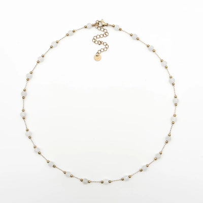 Sophia – Collier – Pierre naturelle – Acier inoxydable