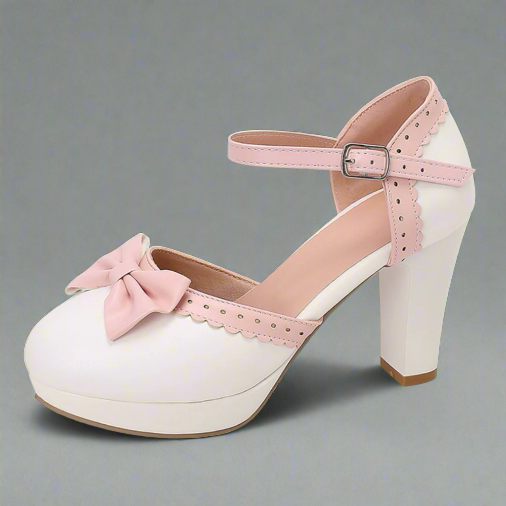 Sophie | Talons Hauts Élégants avec Nœud