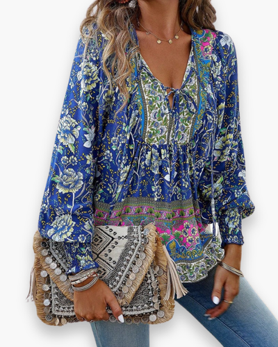 Top fleuri léger femme | Haut d'été