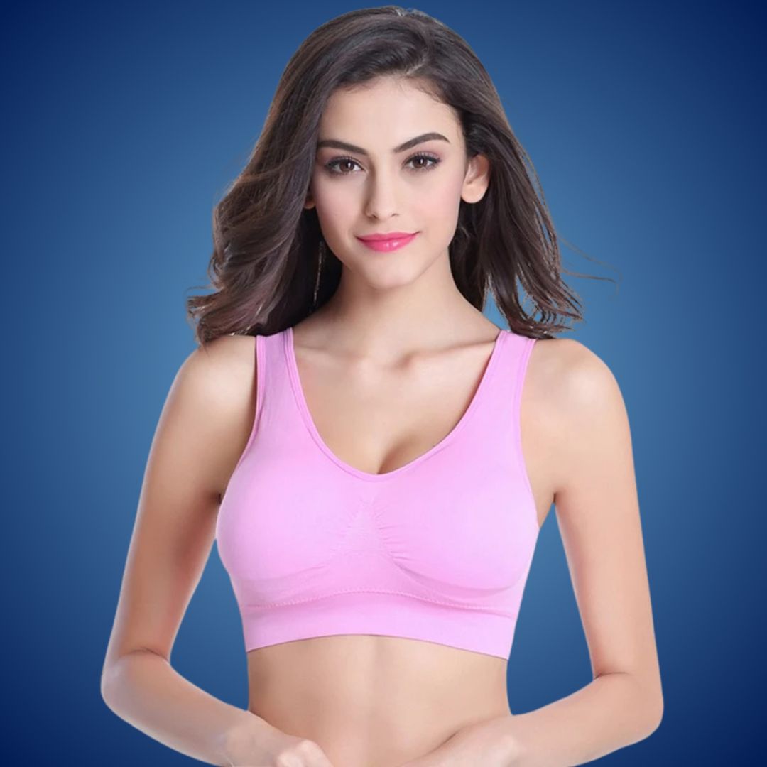 Soutien-gorge BreathEase Seamless Air Bra - Soutien léger et confortable pour une utilisation quotidienne - Port actif et récupération post-partum