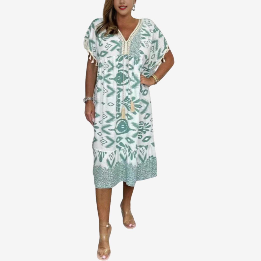 Solina™ Midi Bohème Imprimée