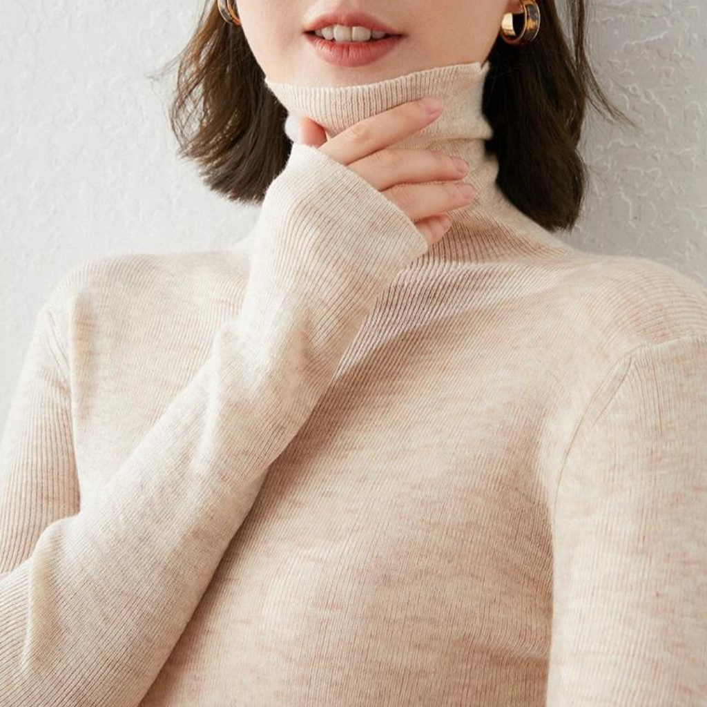 Tanisha | Pull Gola Haute Élégant Pour Femmes