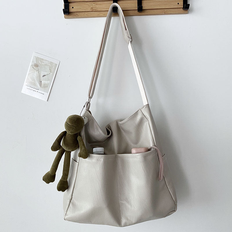 Stephanie - Sac à dos en cuir végétal souple texturé de grande capacité