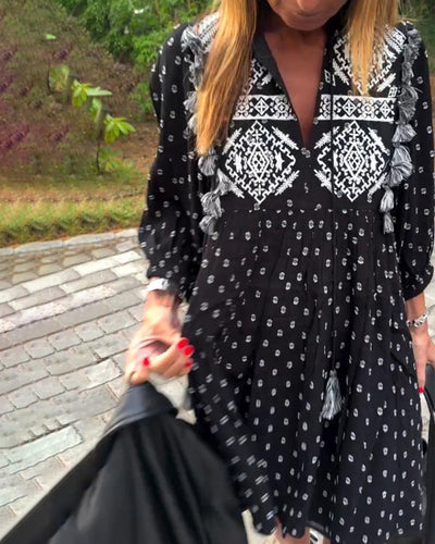 Robe Tendance Et Élégante Imprimée