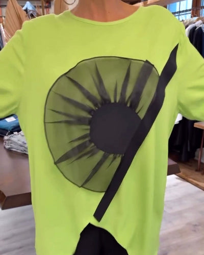 T-Shirt Imprimé Fleuri Manches Courtes Décontracté