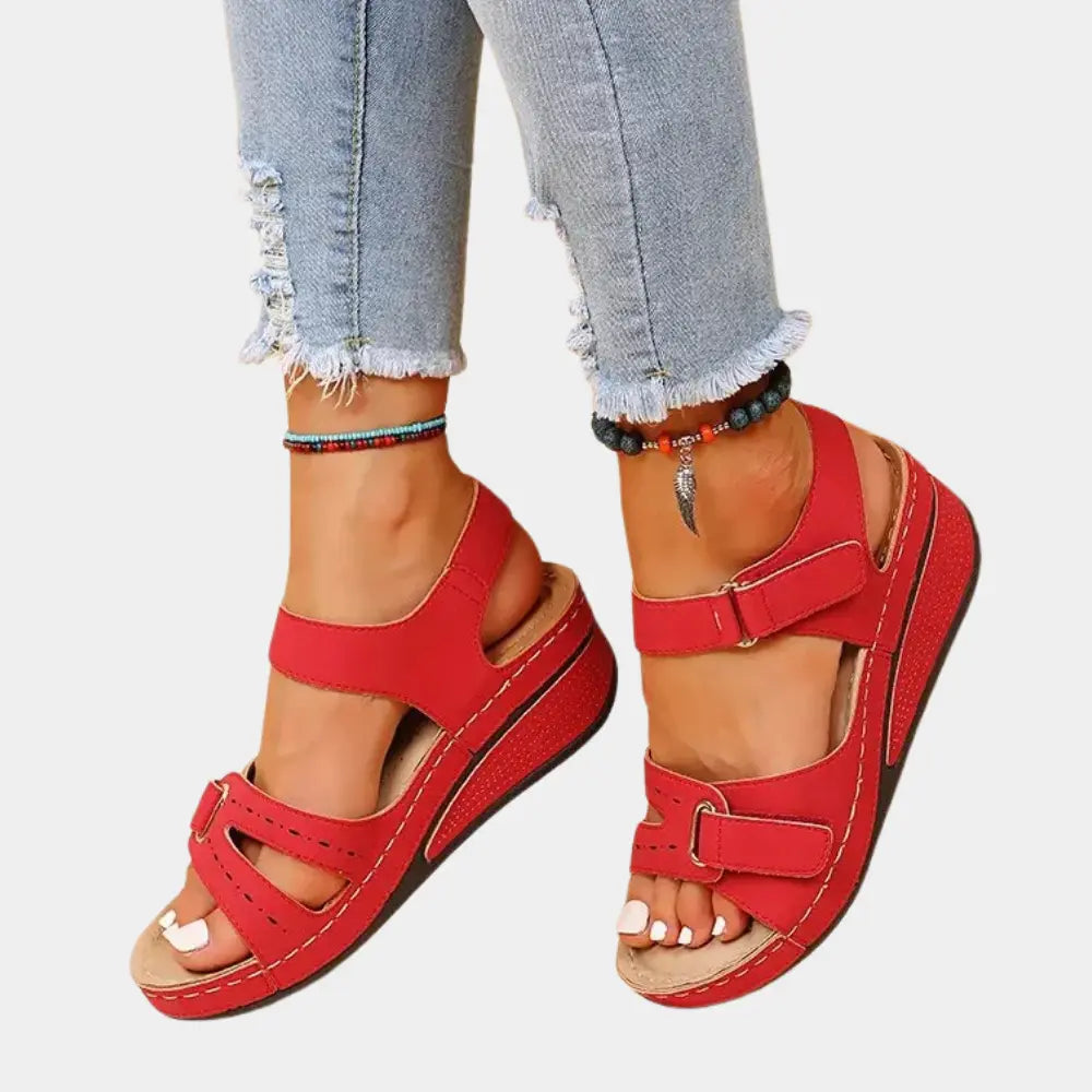 Sandales à bride épaisse semelle compensée pour Femme – Melinda