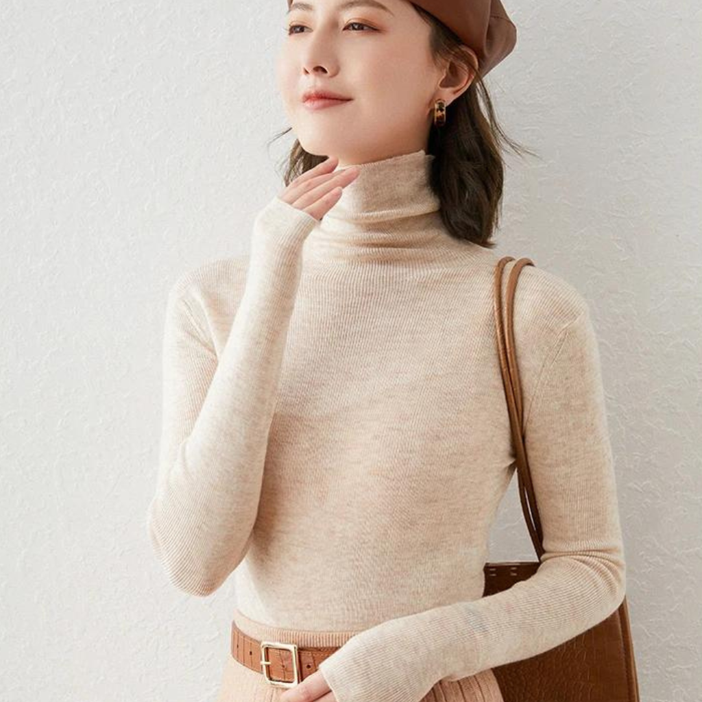 Tanisha | Pull Gola Haute Élégant Pour Femmes