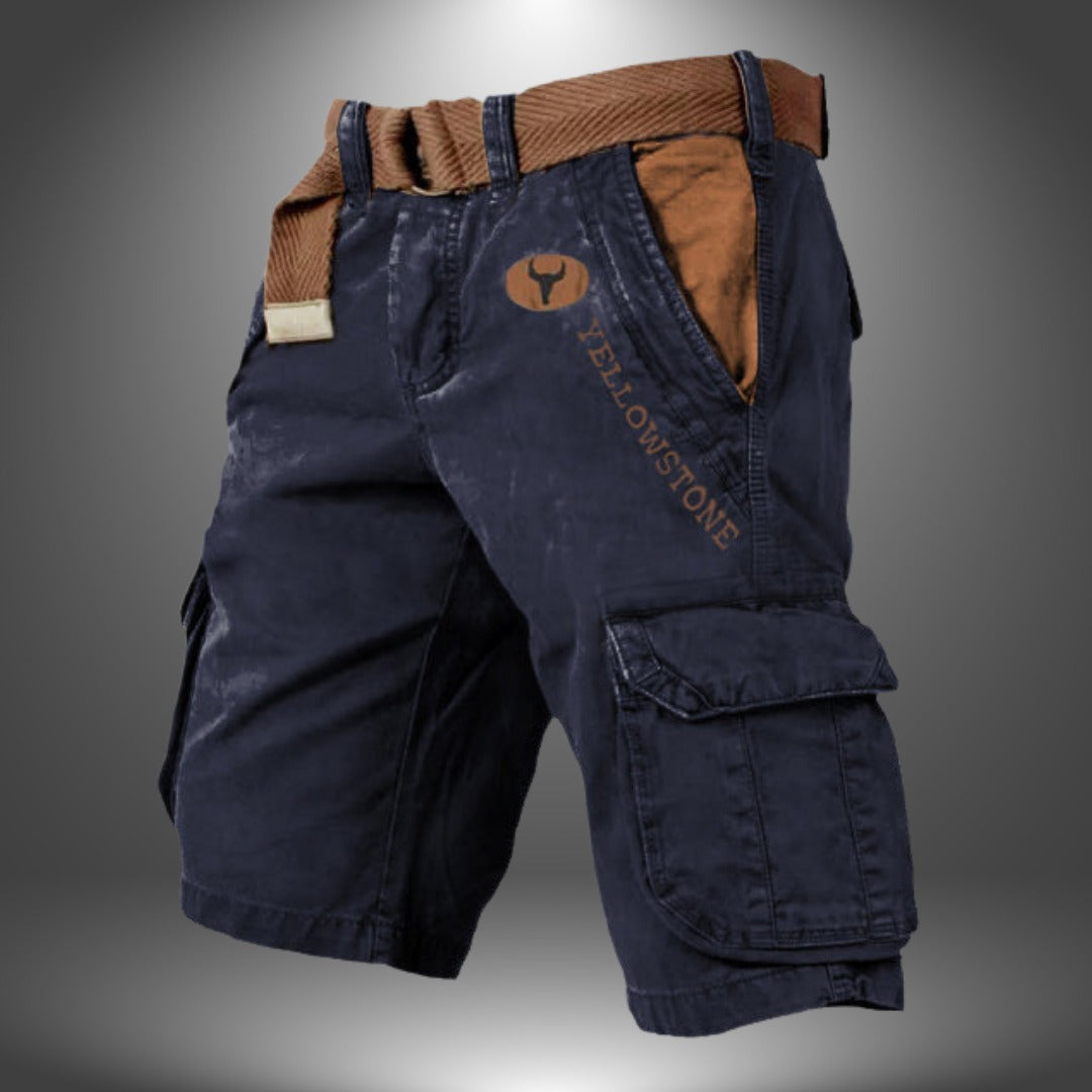 Short cargo artigianale da uomo