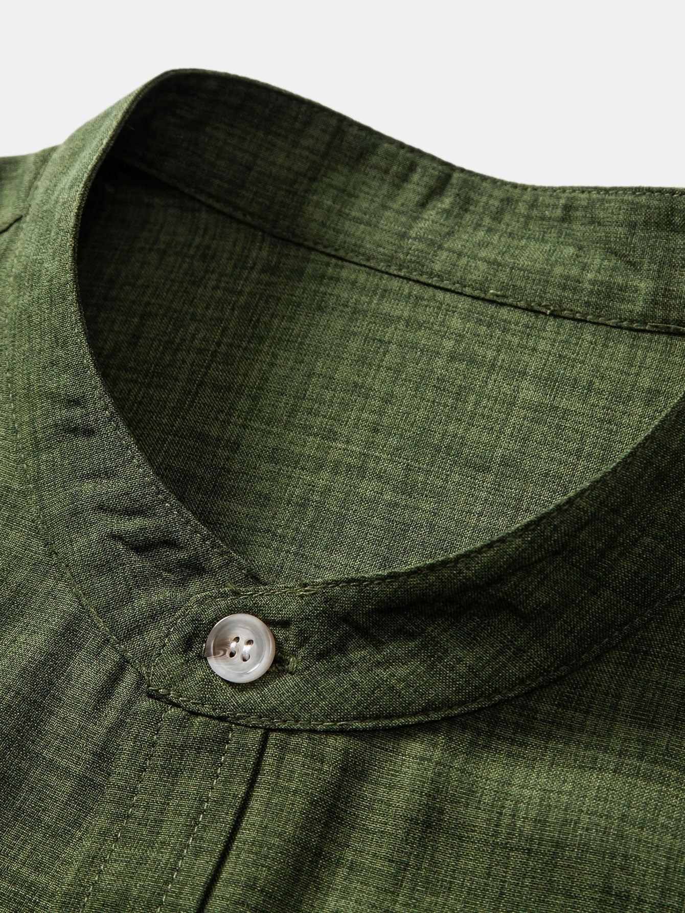 Short Sleeve Stand Collar Shirt