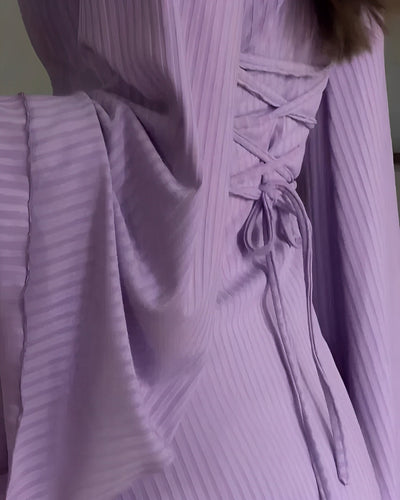 Robe Maxi Tricotée Élégante