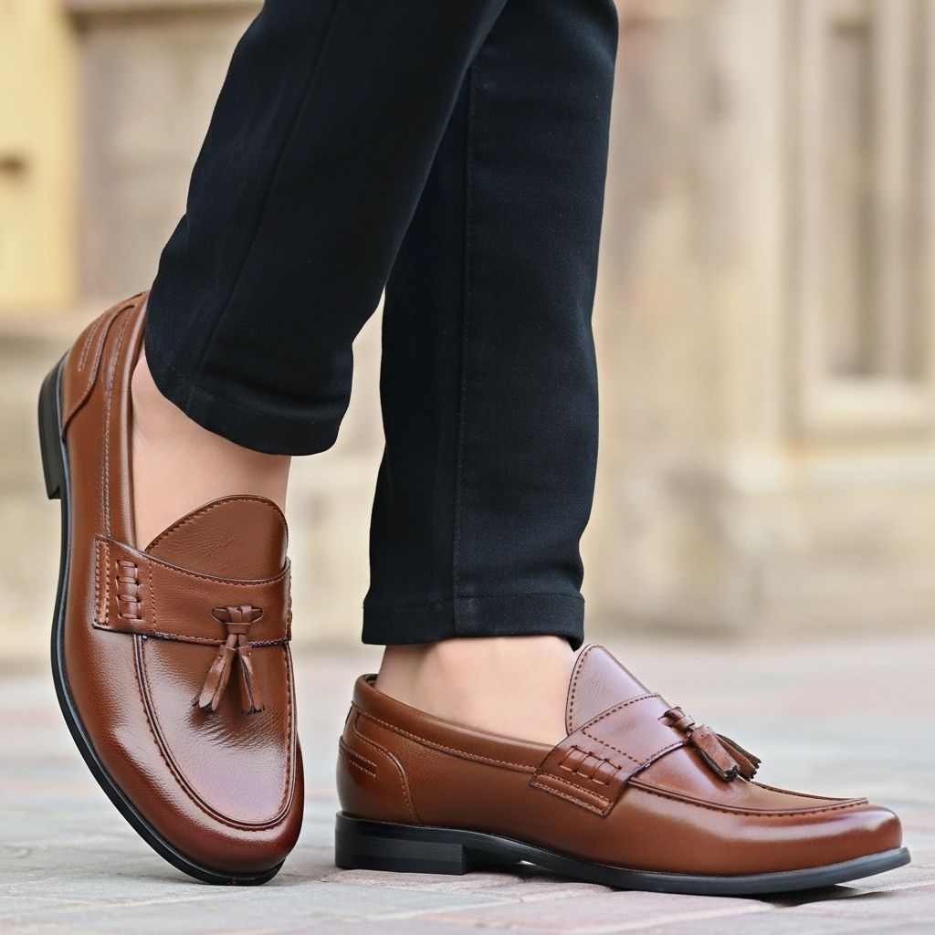 Robert | Mocassins Slip-On de Style Britannique