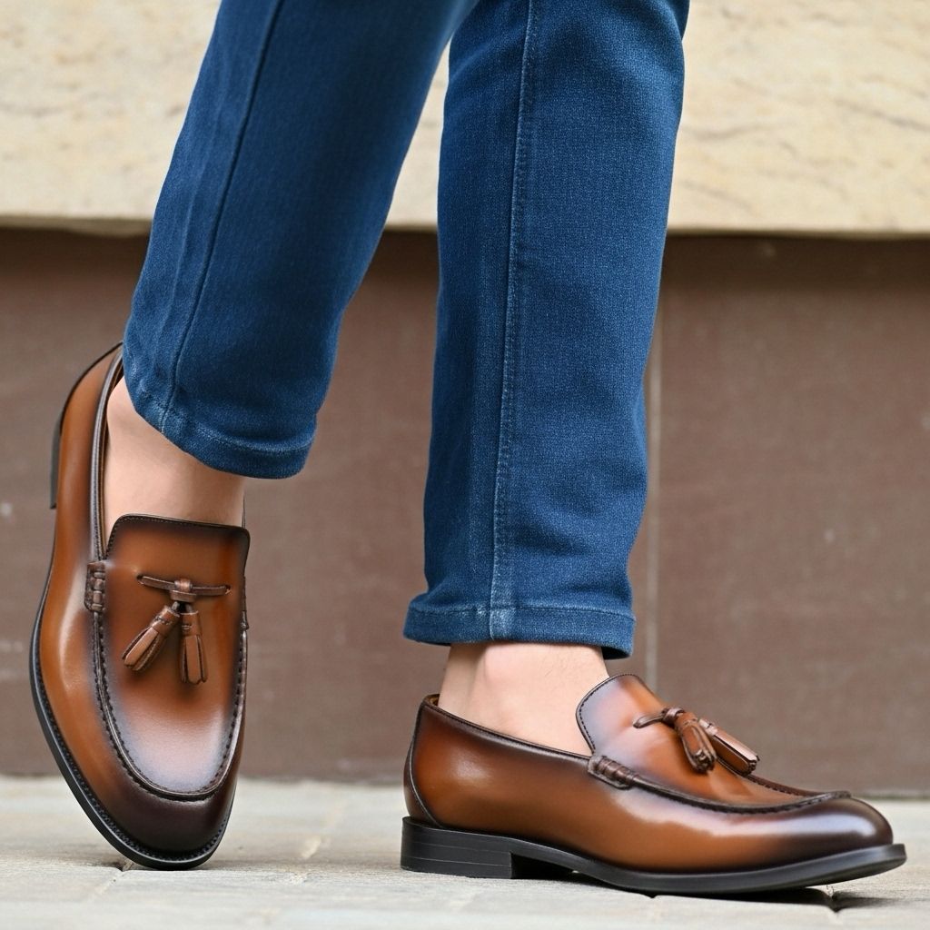 Samuel | Chaussures de ville décontractées en cuir véritable