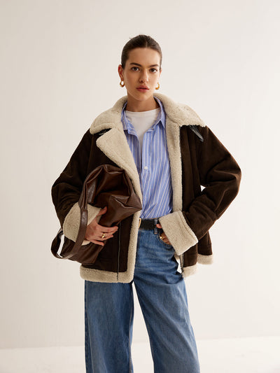 Silvana | Veste vintage marron pour femme